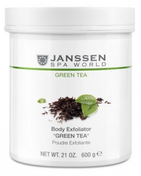 JanssenBody Exfoliator "Green Tea" * Пилинг для тела «ЗЕЛЕНЫЙ ЧАЙ» 600гр
